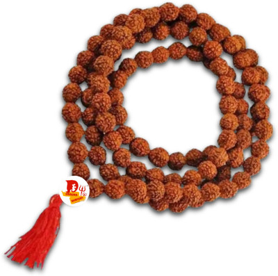 EliteTouch Rudraksha Mala 108+1 Beads |For Japas, Mantra Chantings and Pooja Wood Chain Wood Chain
