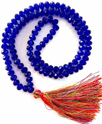 SHREENATHJI Blue crystal Mala Shani Mantra Japa mala Necklace for Men & Women Stone Necklace