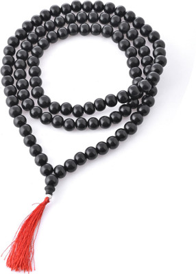VARENYA ARTS Unisex Funda Original Ebonywood Karungali Kattai 108+1 Bead mala 6MM Meditation Beads Wood Chain