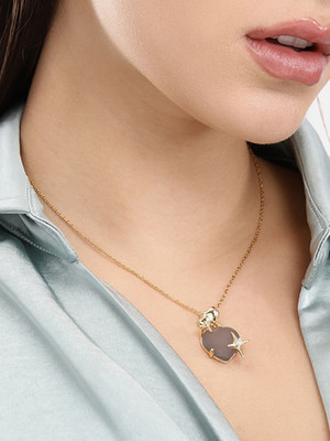 Dressberry Moissanite Stainless Steel Necklace