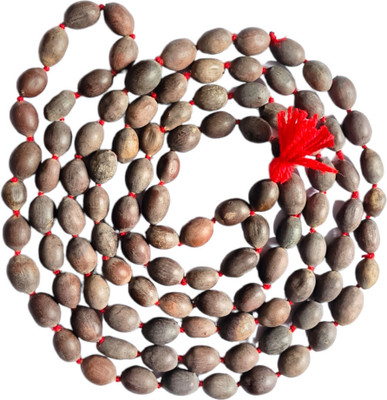 SHRI ASTHA VINAYAK Kamal Gatta mala Big Lotus Seeds Kamal Gatta Japa Mala for Laxmi Pooja lotusbead Wood Chain
