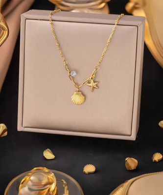 Hollywood Studio Gold-plated Plated Stainless Steel Chain