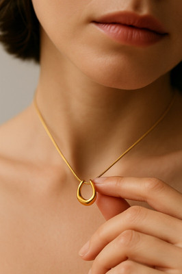 Gleve Anti Tarnish Stainless Steel Gold Nacklace Beads Gold-plated Plated Stainless Steel Necklace