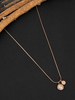 E2O Gold Necklace For Women Gold-plated Plated Metal Necklace Set