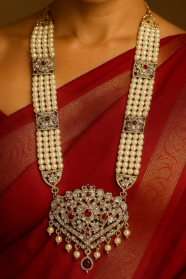 MYRUH COLLECTION Pearl Gold-plated Plated Alloy Necklace