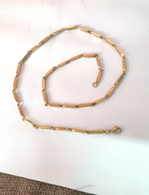 yuvaan crystal steel chain for men & boys ..... golden colour Stainless Steel Chain