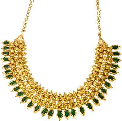 Kollam Supreme Nagapadam Choker Gold-plated Plated Brass Choker