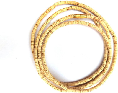 TulipMash Original Tulsi Kanthi Mala, Two Round, Simple Tulsi Mala, from Vrindavan, Wood Chain