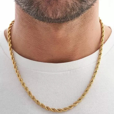 JSS-MP Crystal Gold-plated Plated Brass Chain