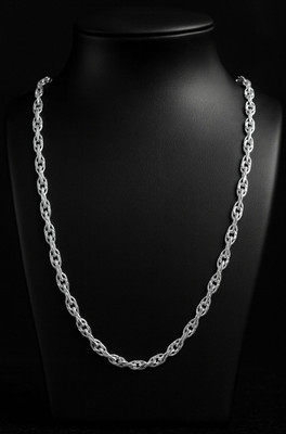 VEDARTHi Lightweight Real Silver Plated Handcrafted Unique Fancy Trendy & Stylish Chains Silver Plated Alloy Chain