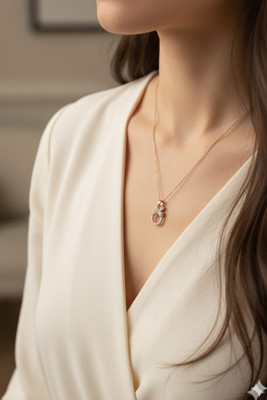 VarnikaSchain VarnikasFloralChain Crystal Gold-plated Plated Brass Chain
