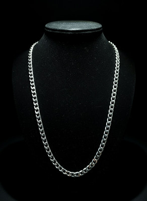 Zevoria Silver-Plated Beautiful Chain Necklace for Men & Women – Stylish Jewelry Stainless Steel Chain