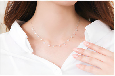 silvia Sterling Silver Plated Sterling Silver Chain