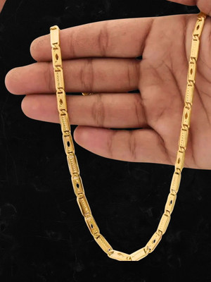 RKB SALES 1 gm high quality gold plated men's chain Gold-plated Plated Alloy Chain
