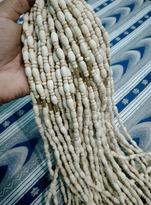 Vrindavan E Store Tulsi Kanthi Mala ( Two Rounds ) 1 Pc Wood Chain