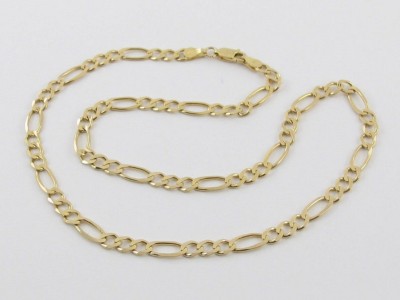 zoomi fashion figaro chain 54 Gold-plated Plated Brass Chain