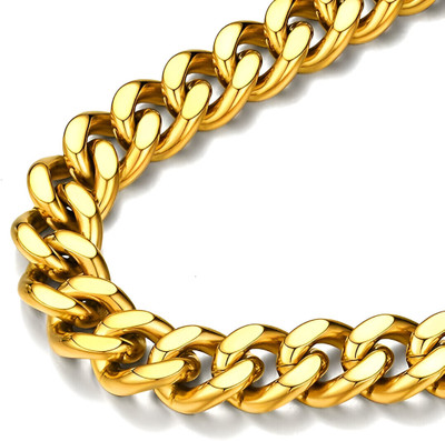 Mensta Mensta Cuban Chain 22 Inch Chain For Men & Boys Neck Wear Fashion Jewellery Gold-plated Plated Alloy Chain