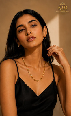 KJH Gold-plated Plated Alloy Chain