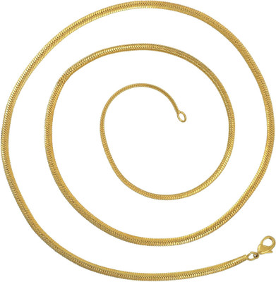 REVERSEA (BUY 1 GET 5 FREE ) LONG SIZE 30 INCH Gold-plated Plated Brass Chain