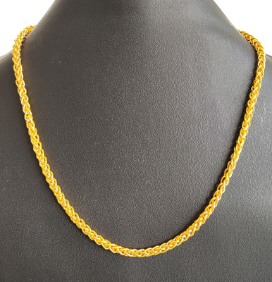 dewiss Spiga_Gold_Chain_R88_FW Gold-plated Plated Brass, Alloy Chain