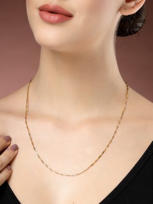 NVR NVR 1 Gm modern skin friendly Gold-plated Plated Alloy Chain