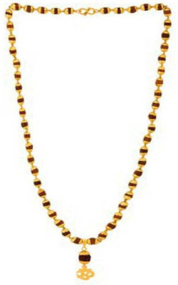 Green Spiritual Gold-plated Plated Brass Chain