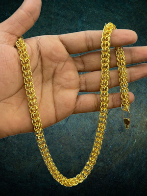 RKB SALES 1gm gold plated High Quality chain for men Gold-plated Plated Alloy Chain