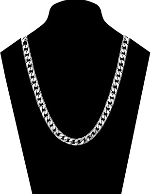 POKEDENIM 00 - HJ - S1 Rhodium, Silver Plated Alloy Chain