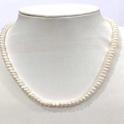 Jewelswonder Moti Mala for Men and Women Mother of Pearl Necklace