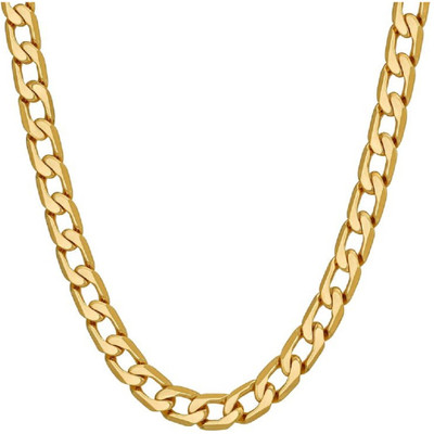 Ceylonmine01 Gold Chain Bold Chunky Style Hip Hop Fashion & Comfortable for Him/Her Gold-plated Plated Brass Chain