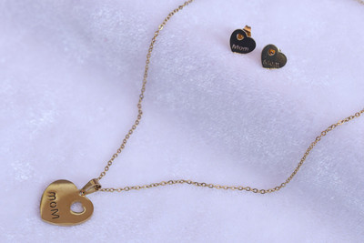 shivay Alloy Gold-plated Gold Jewellery Set(Pack of 1)