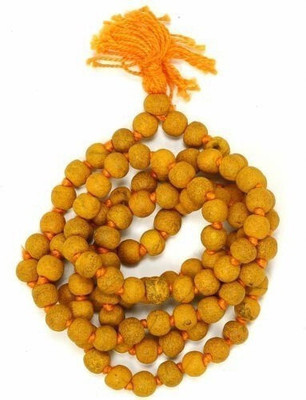 SHRI ASTHA VINAYAK Haldi Mala | Turmeric Mala Wood Chain
