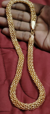 Trendy Gold Premium stylish fancy new modal party wear boys neck chain Gold-plated Plated Alloy Chain