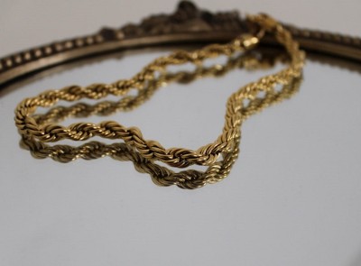 zoomi fashion CDE12 Gold-plated Plated Brass Chain