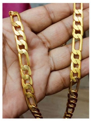 MADHAV Men's Fashion Chain - Premium Quality Gold-plated Plated Metal Chain