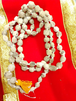 SRAK 108 Beads Tulsi /Holy Basil jaap mala 10mm Wood Chain