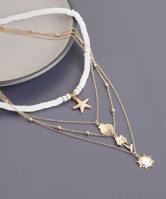 SOHI Gold-plated Plated Alloy Necklace