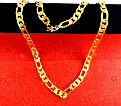 Faizam Collection Gold-plated Plated Brass Chain
