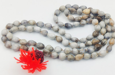 Shubh Mart Vaijanti Mala with Rudraksha (108 Beads) (White) (Pack of 1) Wood Chain