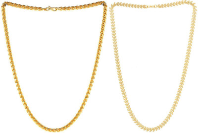 HEM RUPA The Perfect Necklace Chain for Men and Boys Gold-plated Plated Brass Chain