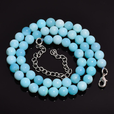 Silver Aura Creations Opal Sterling Silver Necklace