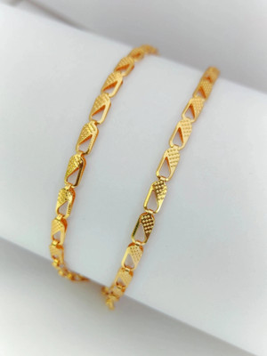 SR gold palace 21 INCH PACK OF 5 (MOQ5) Gold-plated Plated Alloy Chain