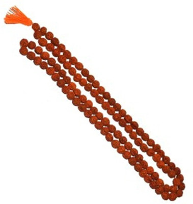 Creative Terry Certified Natural Rudraksha Mala (108+1) Beads Size 9mm With Lab Tested Certificate Wood Chain Wood Chain