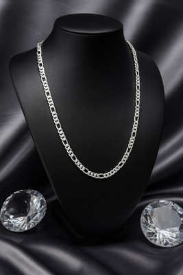 Gvlv Silverplated silvercoated silver polish silver look stylish fashion Figaro chain Silver Plated Alloy Chain