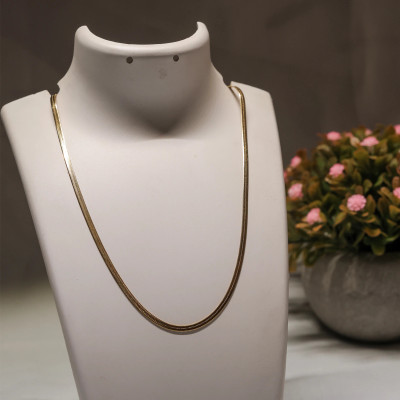 SHREEPAD SleekGold Minimal Chain Gold-plated Plated Brass Chain