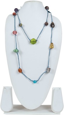 KIRE NE NECKLACE MADE OF GLASS BEADS WITH RESIN CLOSURE Beads Glass Necklace