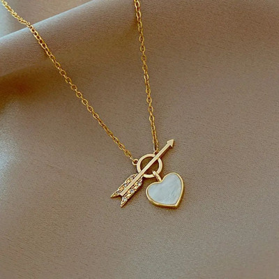 estailo fashion Alloy Gold Women Kundan Dainty Cupid NecklaceStars Gold-plated Plated Alloy Necklace