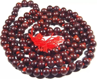 AKNaturals Fashion Original Chandan Mala 108 Beads for Jaap & Wearing Wood Chain