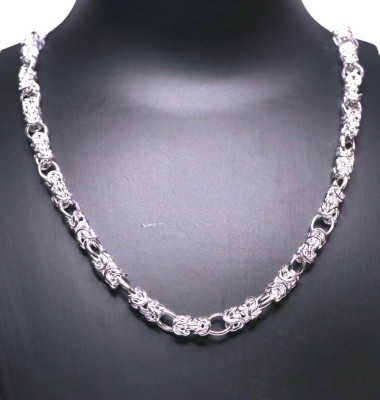 Gvlv CH ~ 48 999 Silver Plated Alloy Chain