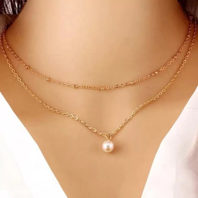 ArtandFun Gold-plated Plated Alloy Necklace